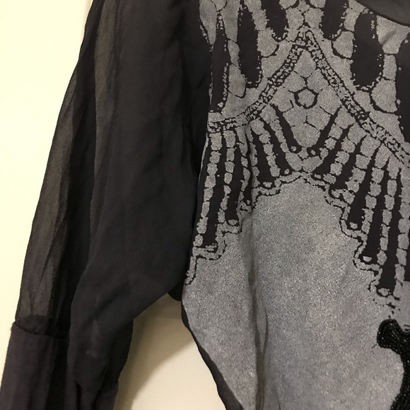 Buddhist Punk sheer Top - Picture 4 of 13